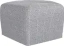 Ottoman For Home Furniture Upholstery Fabric & Comfortable Soft, Multi-Functional Premium And Durable for Living Room -Grey