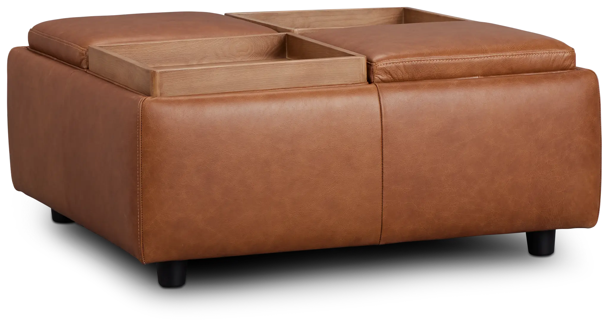 Elegant Ottoman – Squared Design with Storage and Upholstery for Stylish, Living Room