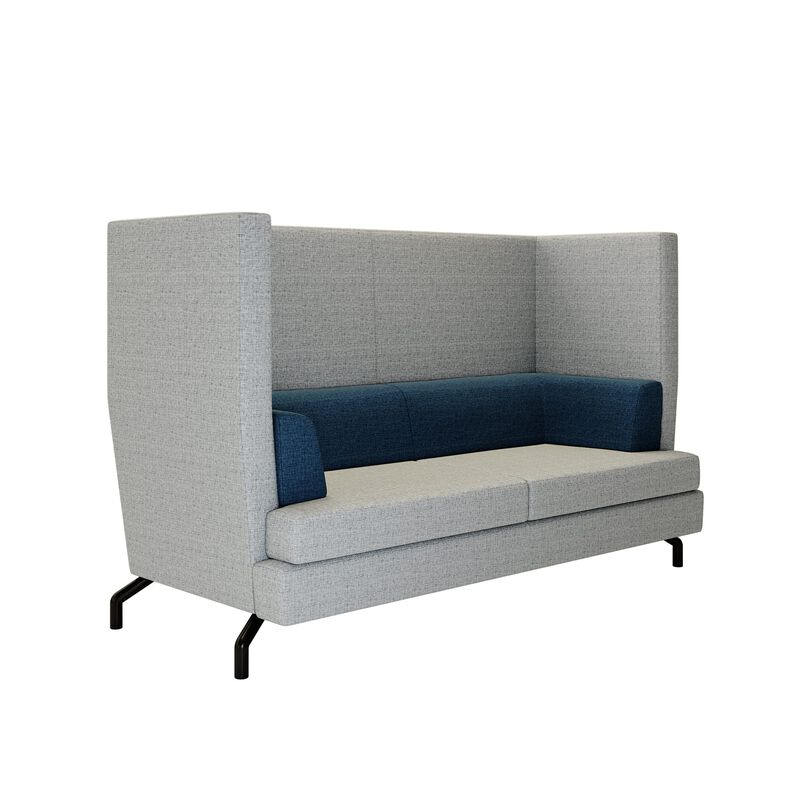 3 Seater Office Sofa Professional Reception Sofa Elegant and Space-Efficient Design for Offices.