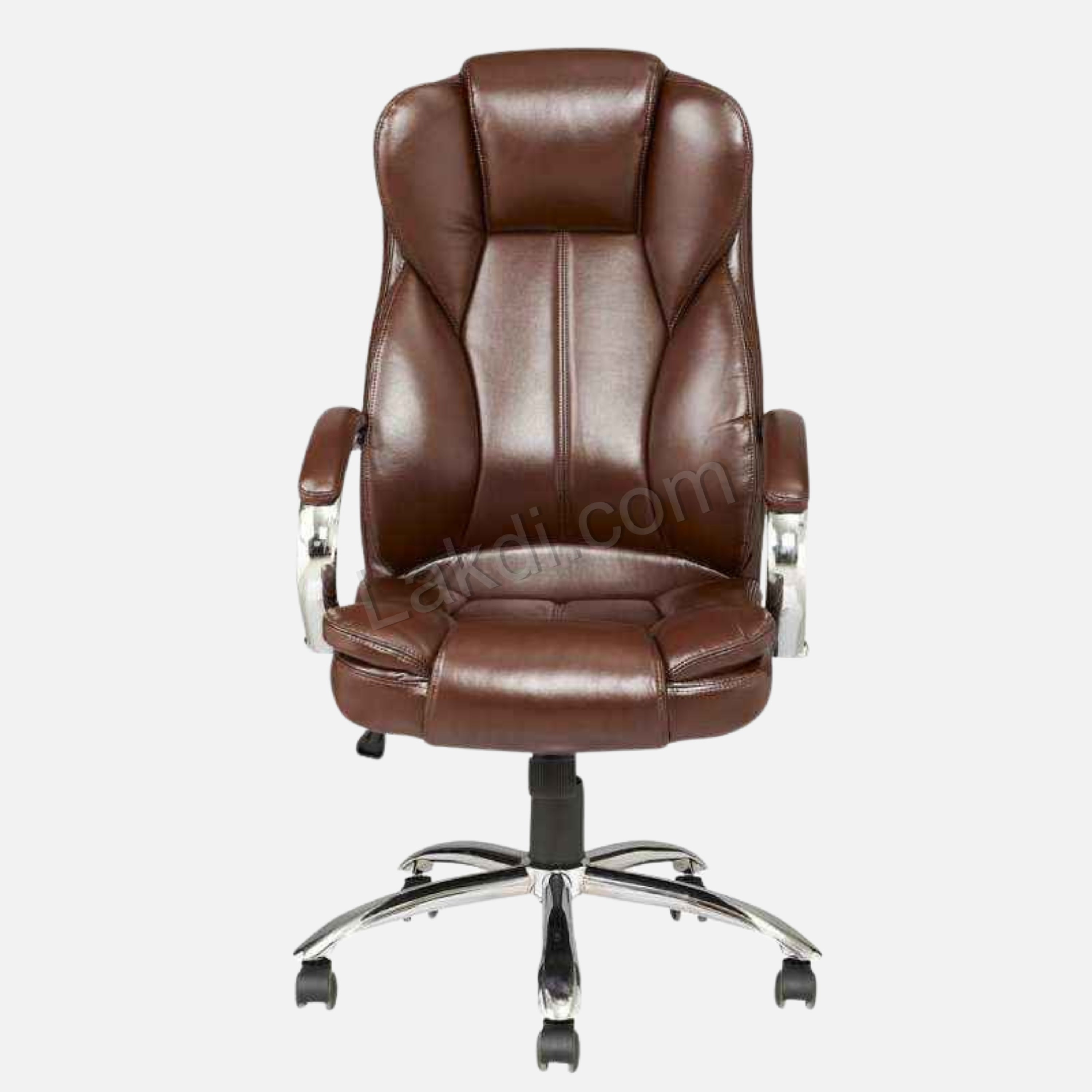 High Back Director Chair with Chrome Base