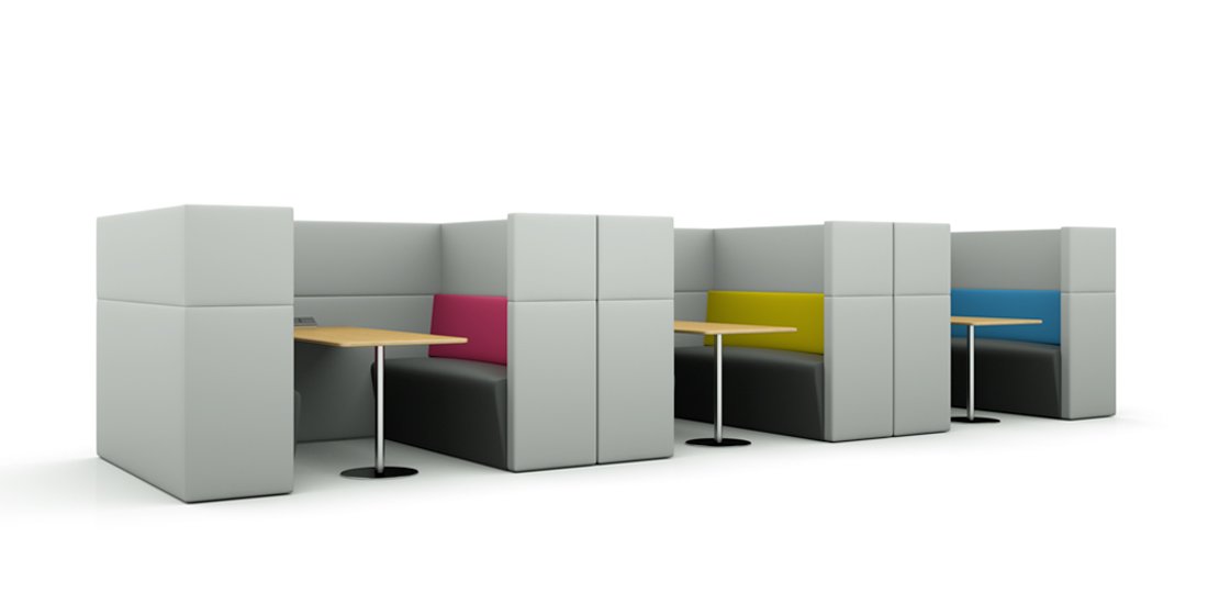 Comfortable and Stylish Four-Seater Office Sofa with a Sleek Design, Suitable for Any Modern Business Setting or Executive Waiting Area