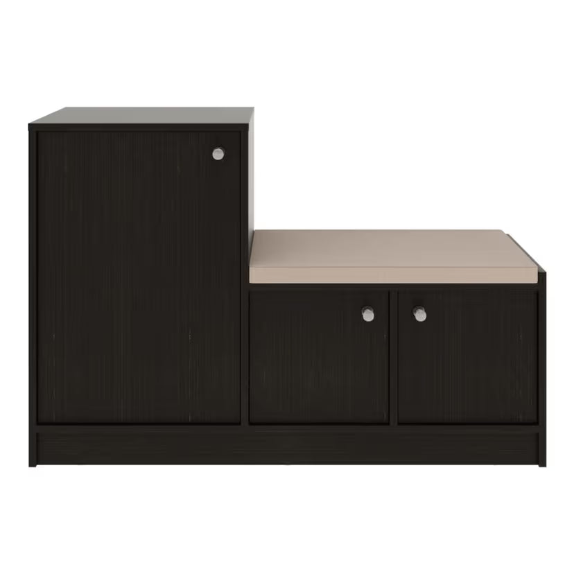 Wooden Shoes Storage Cabinet with Seating Design, High Durable Material Used For Long Lasting Use