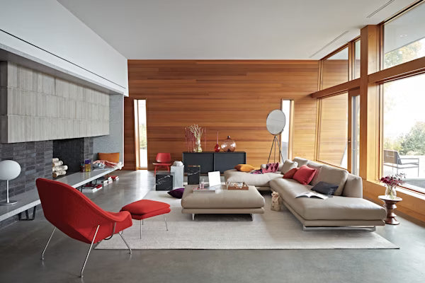 Ottoman for Home Furniture with Elegant Design and Elegant Ottomans Big Style for Small Spaces.
