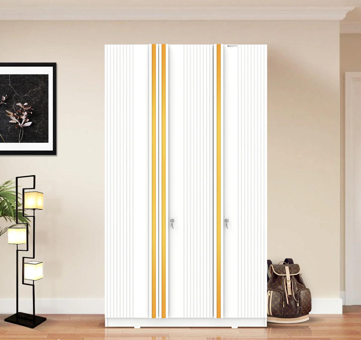Wardrobe for Home 3-Door Modern Style with Elegant Modern Finish for bedrooms and Style.