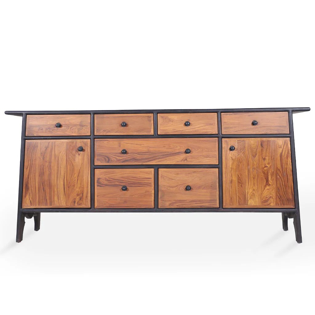 Wooden Storage Cabinet with Multi-Purpose Storage, Multi-Utility Storage for Modern Living