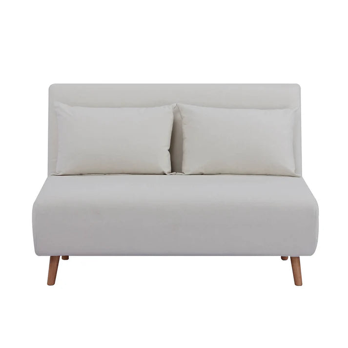 2 Seater Sofa For Home and furniture & Upholstery Fabric Modern and Durable Design for Living Room – White