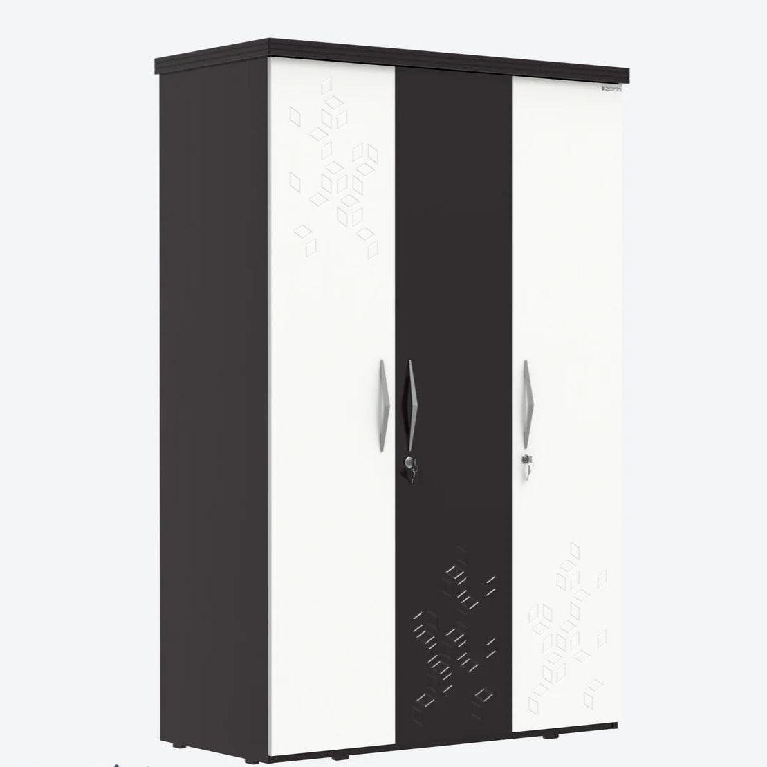 Wardrobe for Home Furniture 3-Door Contemporary Style with Elegant Modern Finish for Bedroom Organisation and Style.