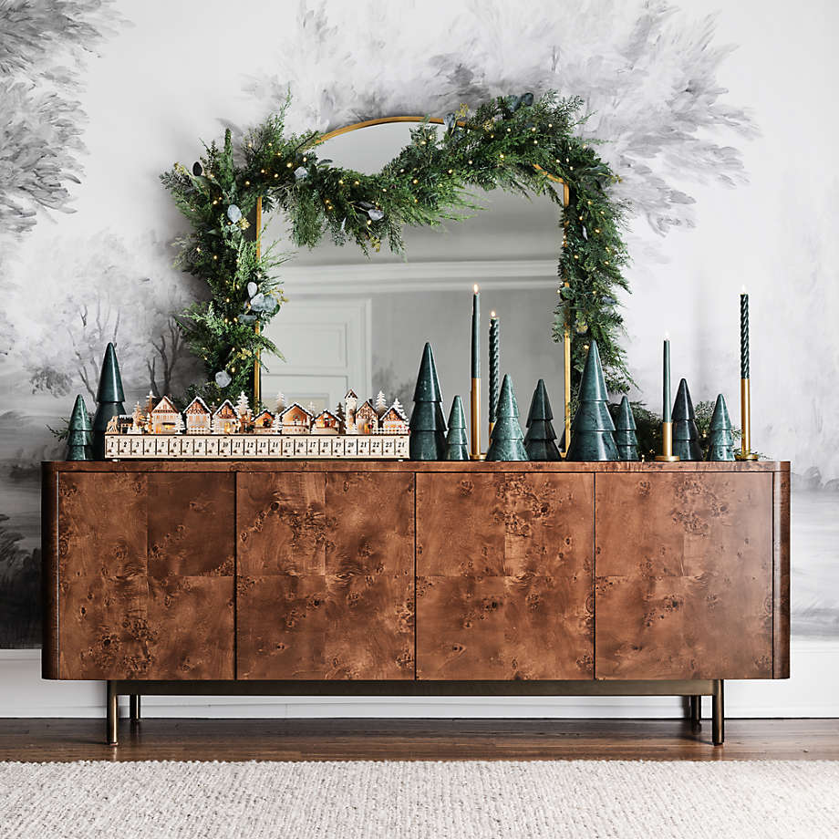 Wooden Storage Cabinet with Offering Shelves and Soft-Close Doors for Modern Living