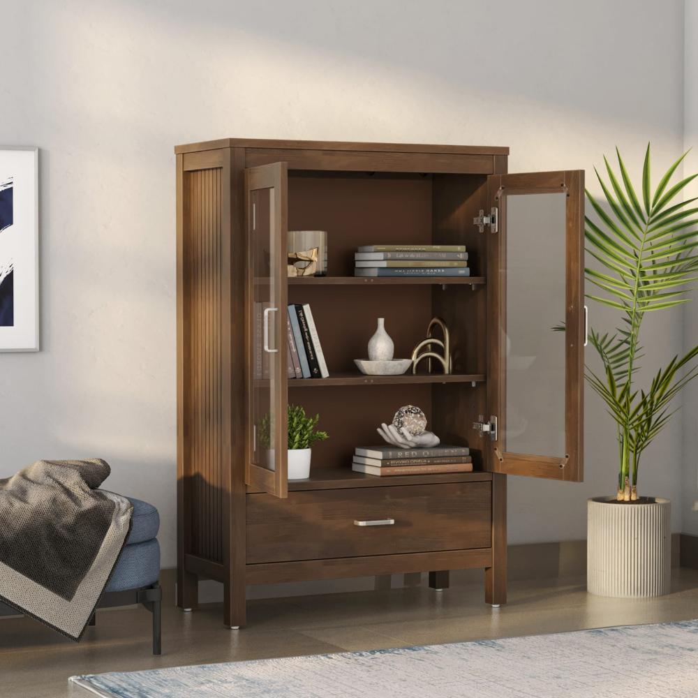 Beautifully Designed Wooden Cabinet with Soft-Close Mechanism and Making It Ideal for Hallways, Kitchens, or Workspaces