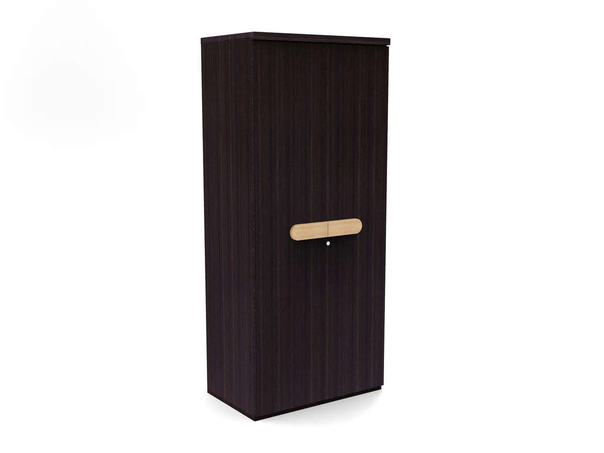 Wardrobe for Home 2-Door Designer Handles and Minimalist Aesthetic and Smooth Door Mechanism