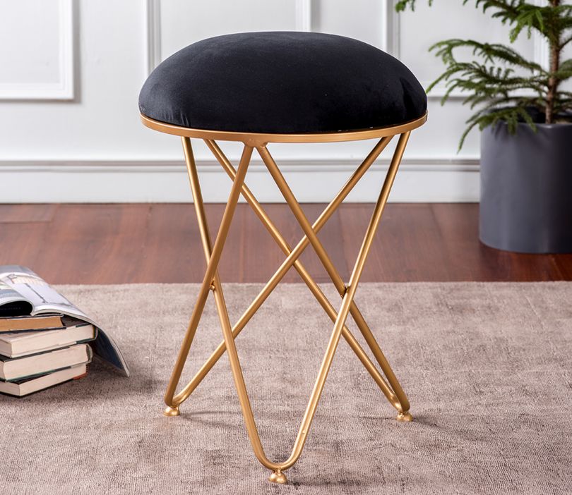 Ottoman For Home with Premium Round, Elegant Seating with Modern Design