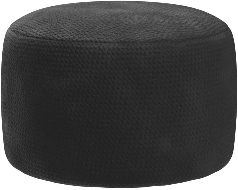 Ottoman Plouffe's For Home Furniture Foot Rest Premium And Durable Design Comfortable Seating with Storage for Living Room Bedroom- Black