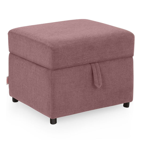 Ottoman Plouffe's For Home Furniture Foot Rest Premium And Durable Design Comfortable Seating for Living Room & Bedroom -Pink