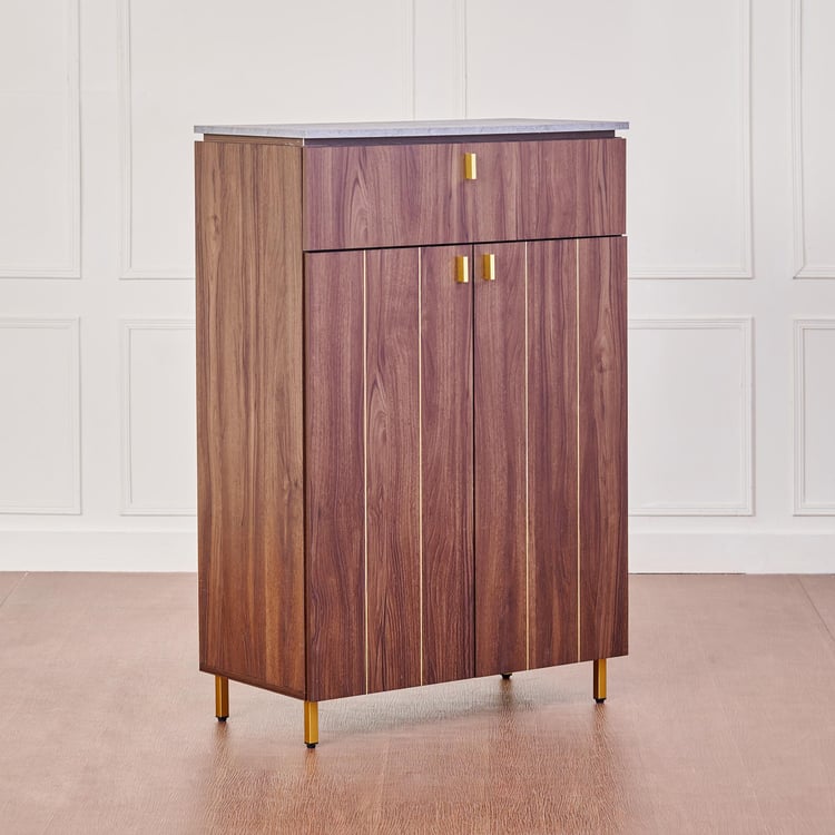 Wooden Shoes Storage Cabinet with Wooden Shelves, Long-Lasting Finish and Spacious Design