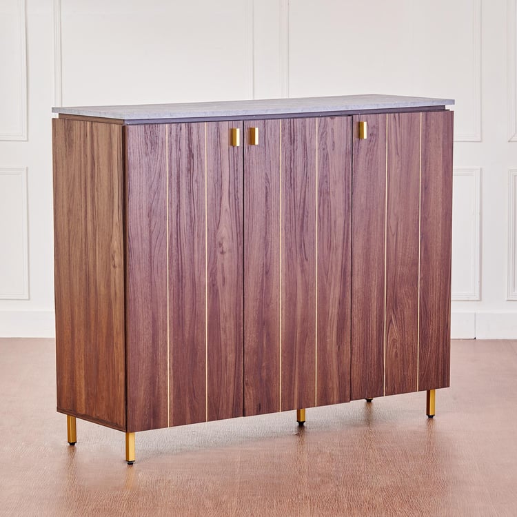 Wooden Shoes Storage Cabinet with Wooden Shelves, Shelves for Organised and Stylish Storage