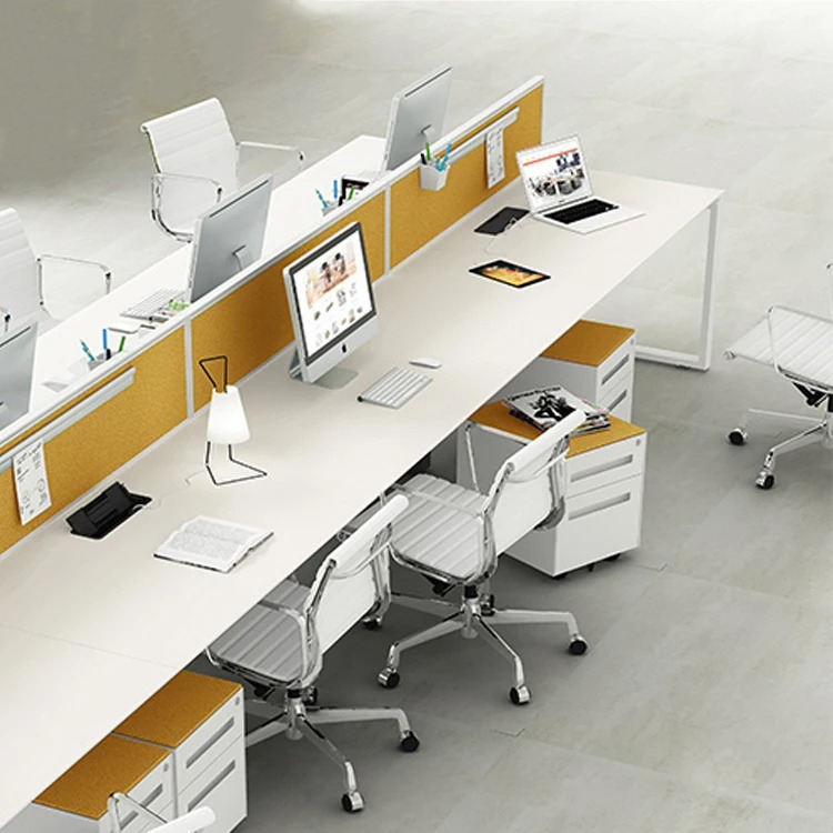 Linear Workstations for Office Furniture  Modular Standard Size Workstation Open Work Space Office Desk