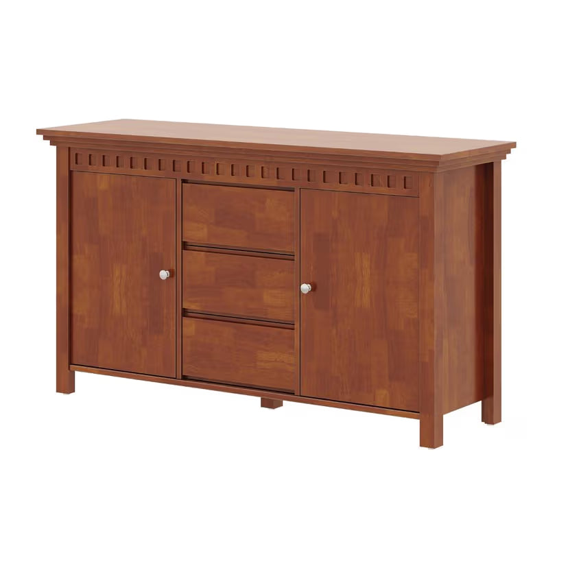 Wooden Storage Cabinet with Keep Your Home Clutter-Free and Featuring Soft-Close Doors and Functional Shelves for a Polished
