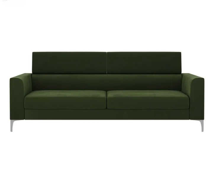 3-Seater seating solution crafted for modern offices, featuring luxurious velvet upholstery, ergonomic comfort, and a durable, professional build.