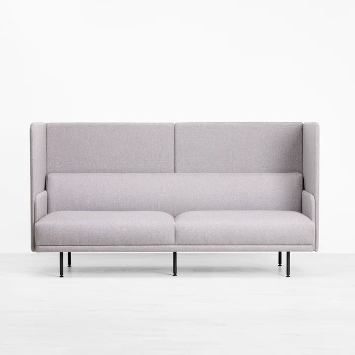 3 Seater Office Sofa Contemporary Sofa Durable Frame with Soft Fabric for Daily Use and Premium Suede Upholstery.