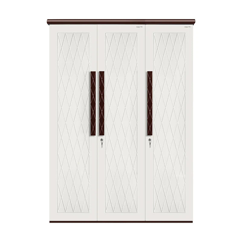 Wardrobe for Home 3-Door Designer Handles and Scratch-Resistant Premium Finish
