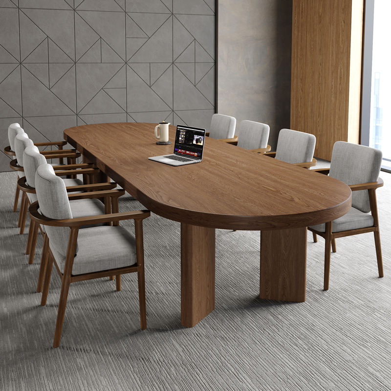 Conference and Meeting Table for Office Furniture & Durable Wooden Finish, Modern Aesthetics