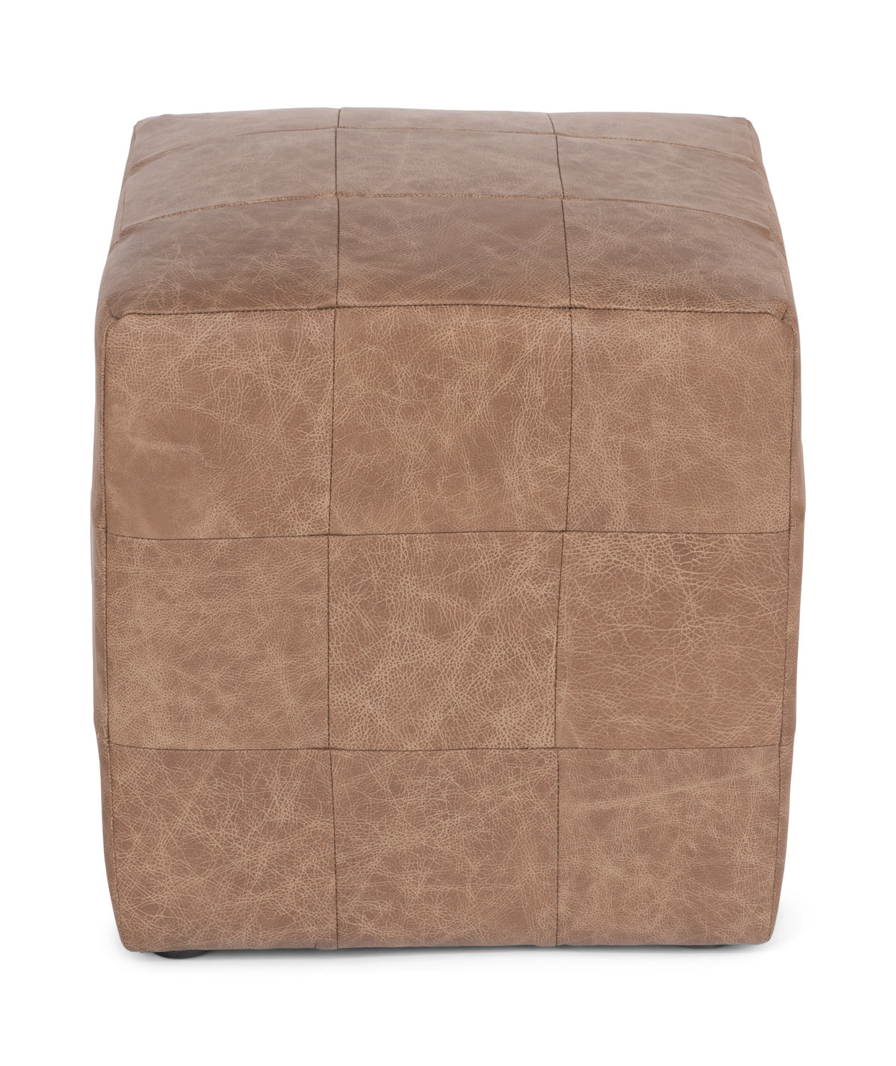 Ottoman For Home Furniture Upholstery Fabric Comfortable Soft, Multi-Functional Modern And Durable for Living Room -Brown