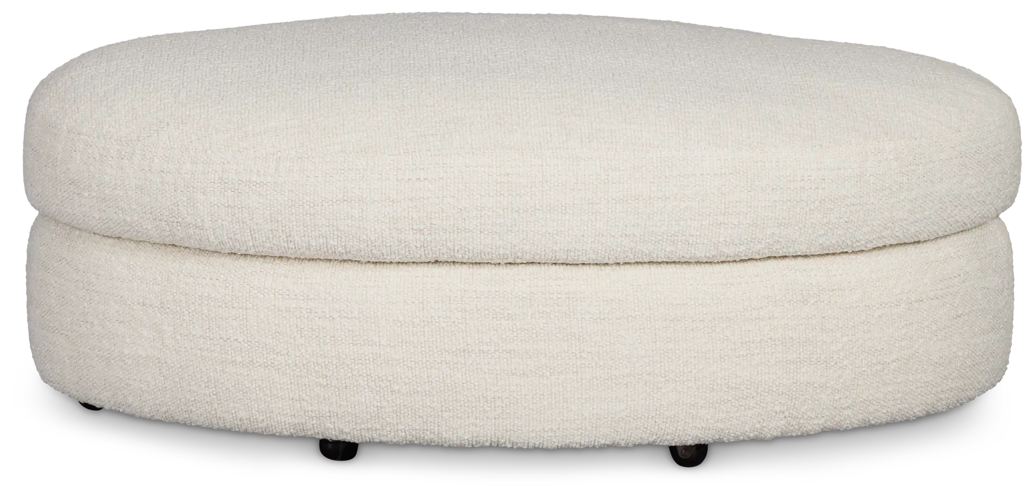 Premium Ottoman – Soft Fabric, Easy to Move Bouclé Upholstered or Stylish