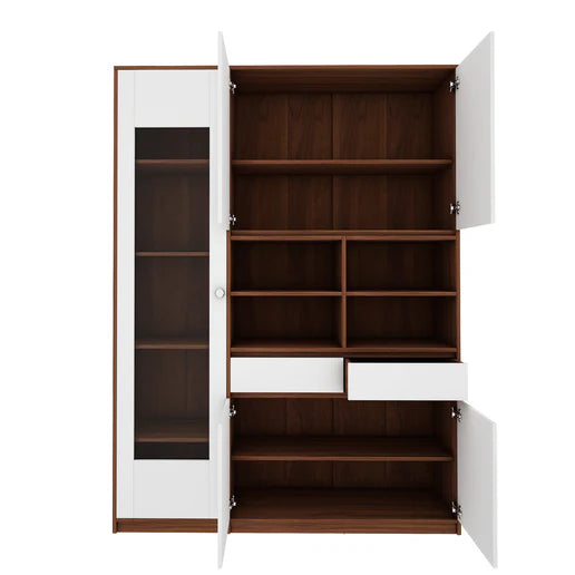 Wardrobe for Home 3-Door Ultra-Modern Look and Premium Laminate Finish, and Ergonomic Handle Design