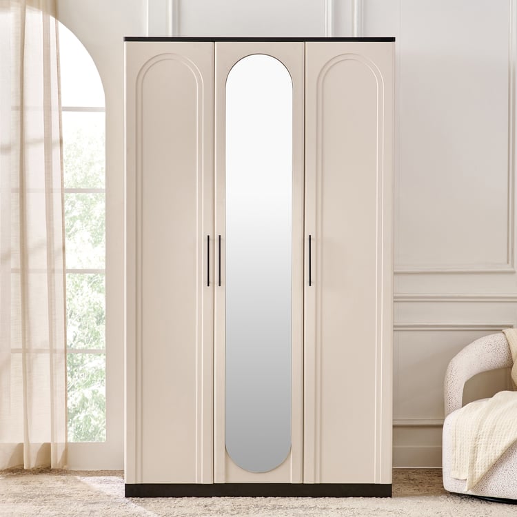 Wardrobe for Home 3-Door Modern Space-Saving Smart Space Division for Clothes and Accessories