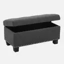 Ottoman For Home Furniture Upholstery Fabric & Comfortable Soft, Multi-Functional Premium And Durable for Living Room -Grey (Copy)