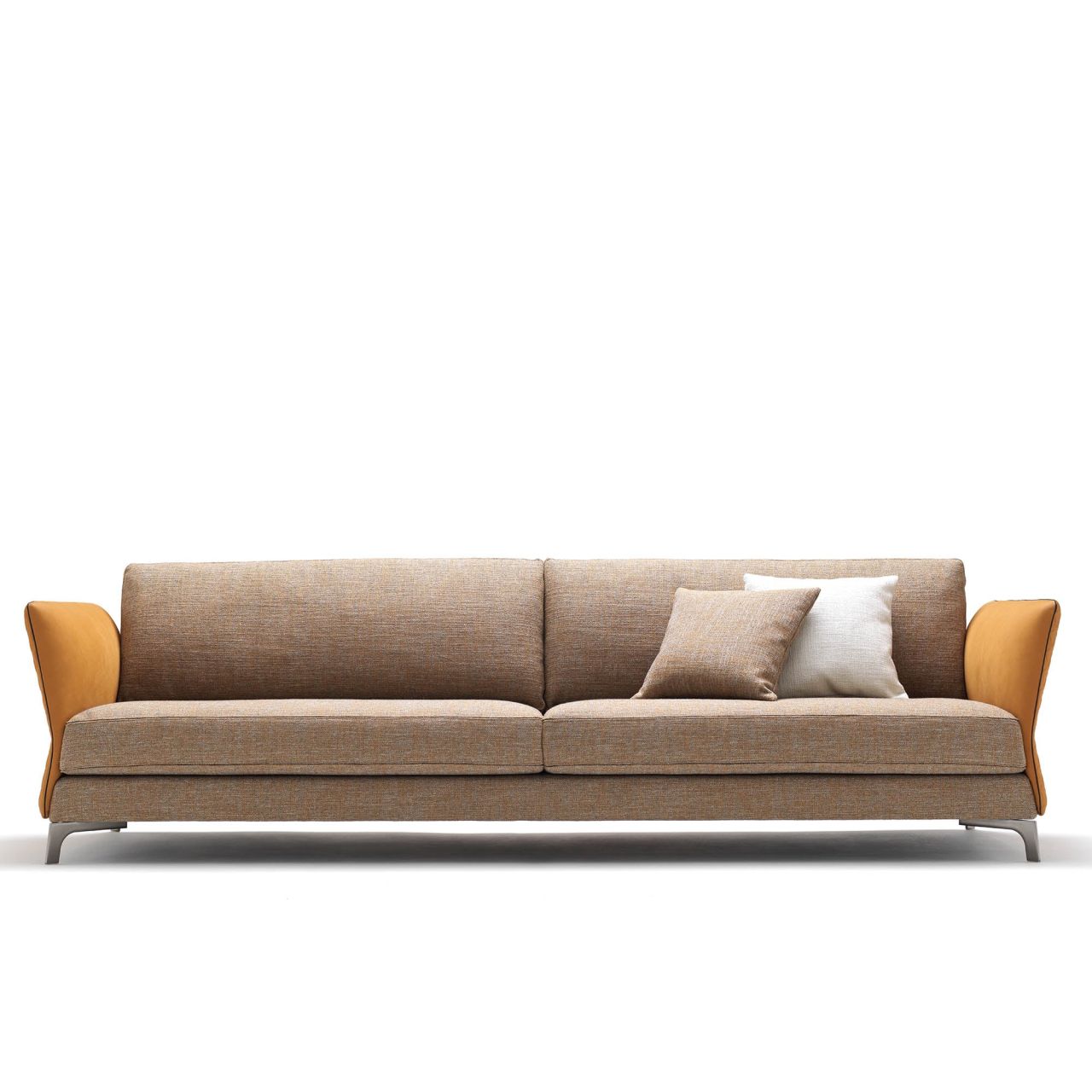 Contemporary 3-Seater Sofa for Living Room – Crafted with Premium Suede Upholstery and Solid Wood Frame for Style and Long-Lasting Comfort.