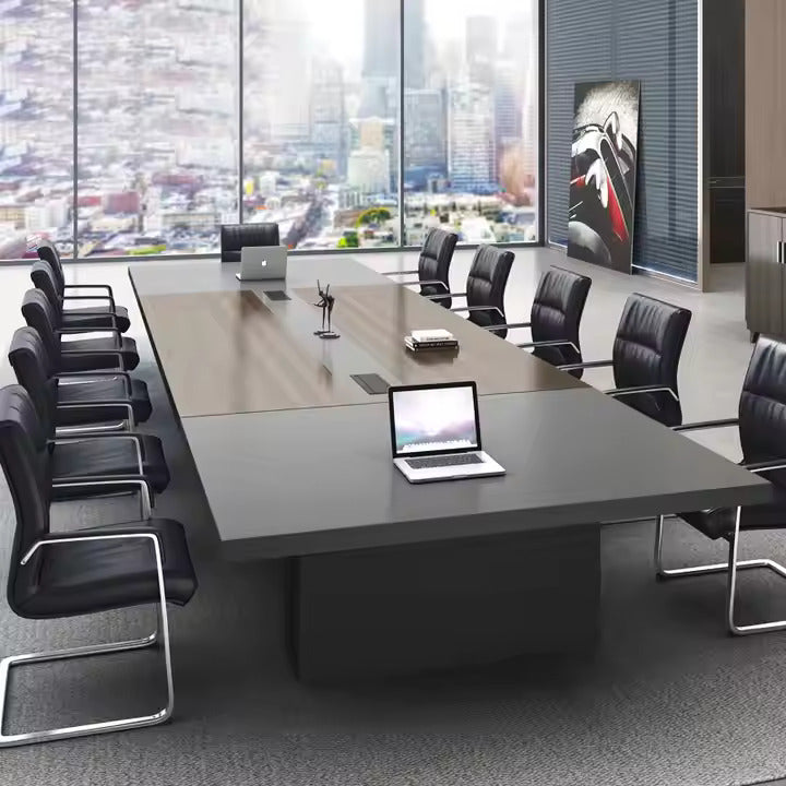Conference Table for Office Furniture Luxury Design Made in Particle Board/ MDF/Plywood with Wire Manager and Meeting Table