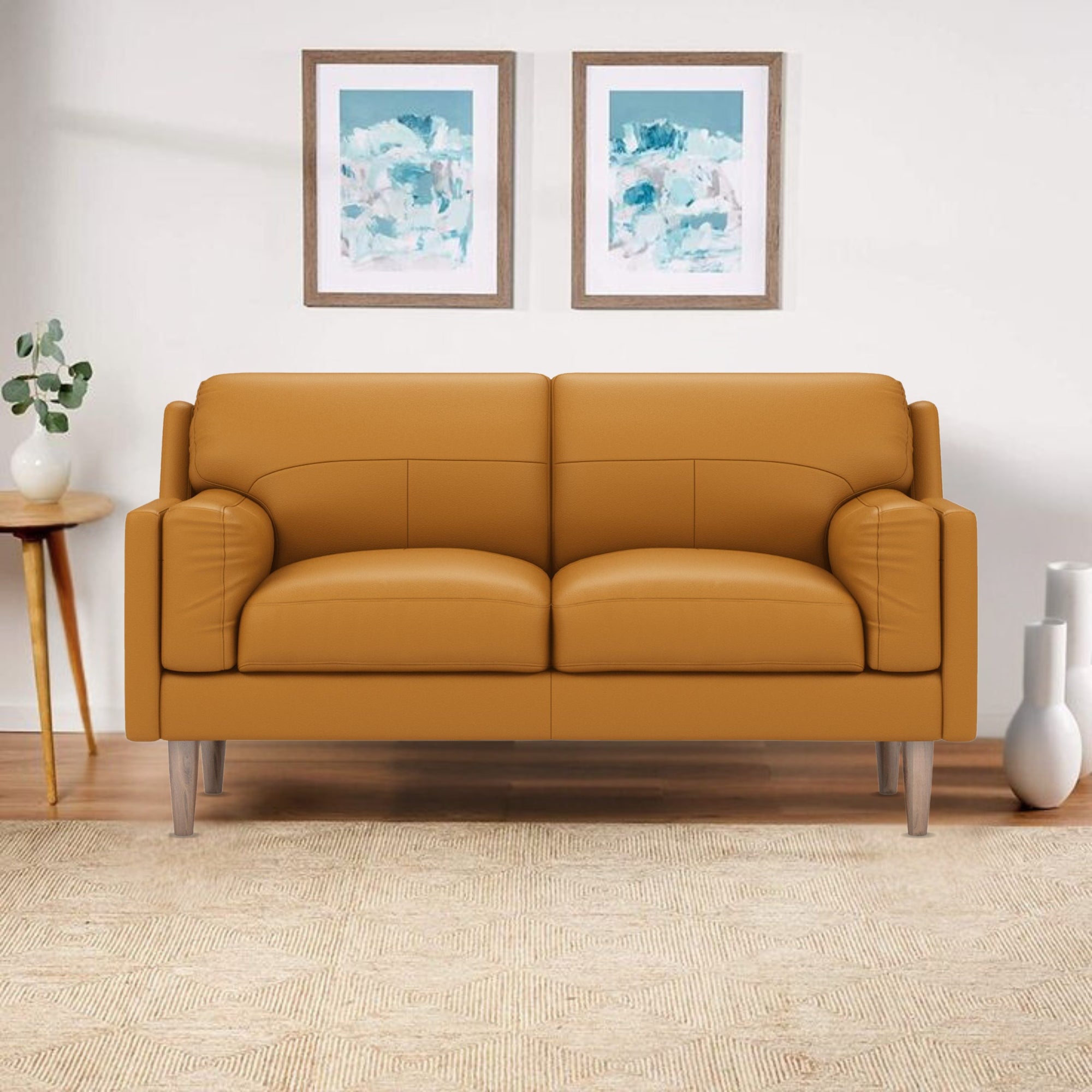 3 Seater Sofa for Home Furniture Modern Design Upholstery Leatherette and Soft Padded Foam Comfort for Living Room