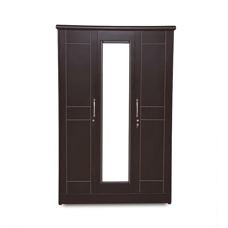 Wardrobe for Home 3-Door Sleek Modern Design, Contemporary Doors and Elegant Storage Solutions