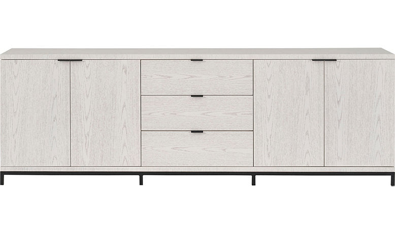 Wooden Storage Cabinet with Many-Purpose Storage, Modern Aesthetic and Smooth Doors