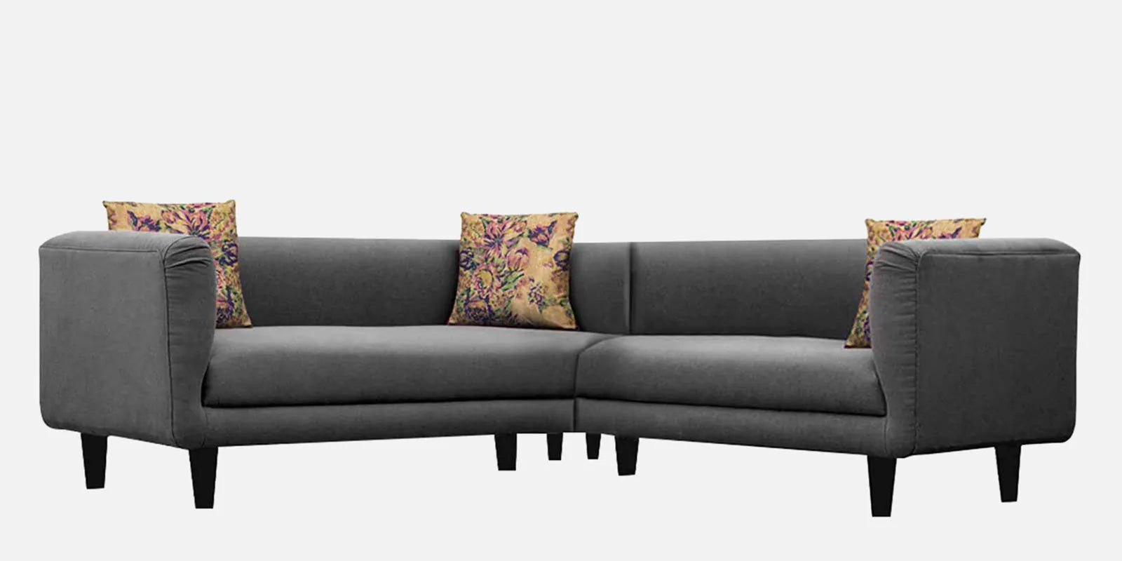 3 Seater C Shape Corner Sofa For Home and furniture & Upholstery Fabric Modern and Durable Design for Living Room – Grey