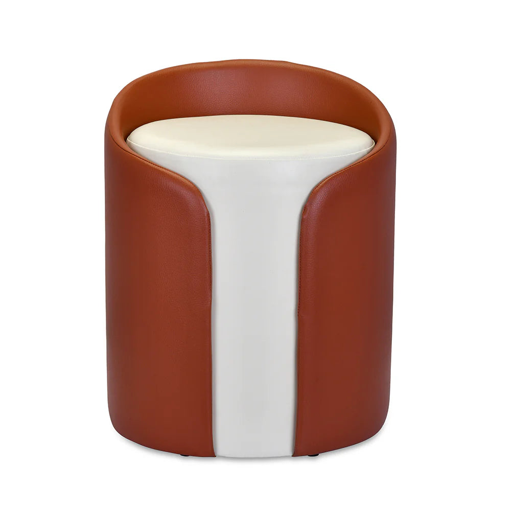 Ottoman For Home with Premium Round, Elegant Seating, Compact & Decorative Accent Piece