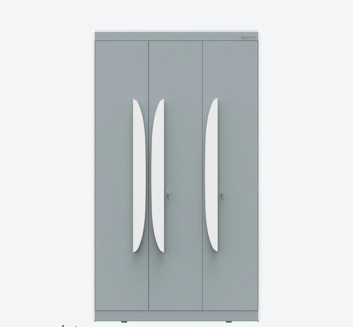 Wardrobe for Home Furniture Modern 3-Door with Premium Soft-Close Mechanism, Designer Handles, Built-in Locker