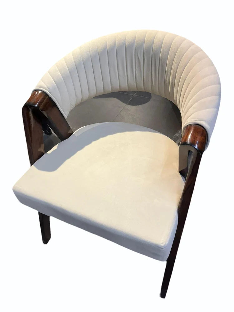 Dining Chair for Home Furniture with Wooden Frame Base and Modern Design