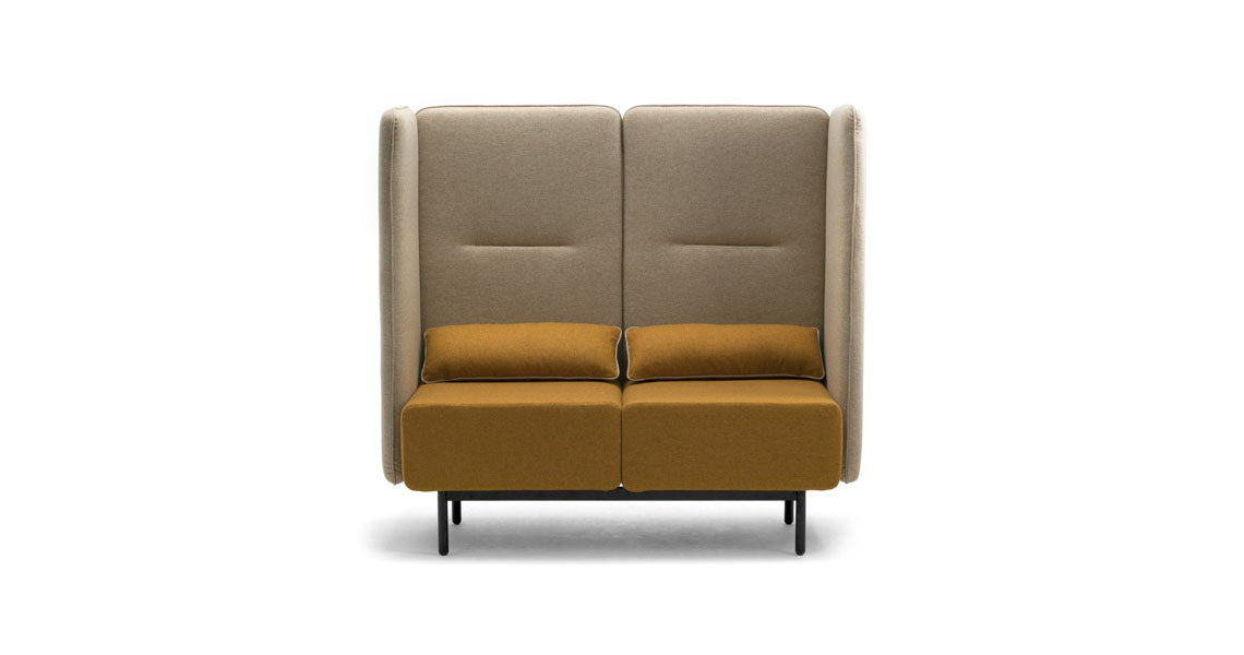 3 Seater Office Sofa Modern Office Sofa with Comfort for Reception or Workspace and Premium Suede Upholstery.