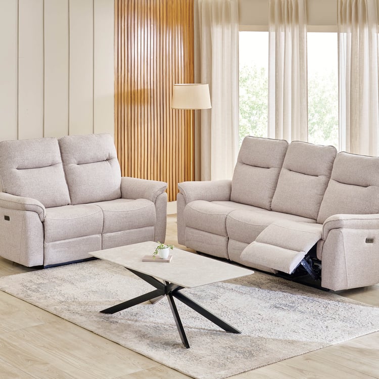 3-Seater Recliner Sofa with PU Leatherette, Plush Seating, Easy Recline Mechanism, and Back Support
