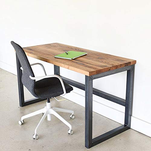 Wooden Top & Metal Base Study Table