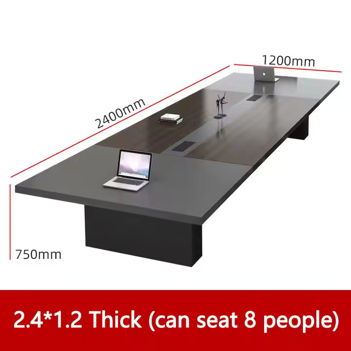 Conference Table for Office Furniture Luxury Design Made in Particle Board/ MDF/Plywood with Wire Manager and Meeting Table