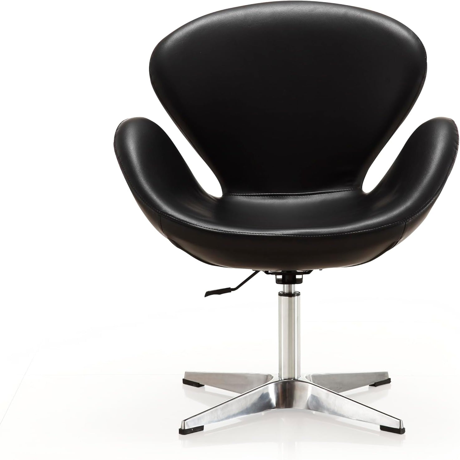 Lounge Chair Elegant with Soft Leatherette Upholstery, Fit for Lounge Interiors and Luxury