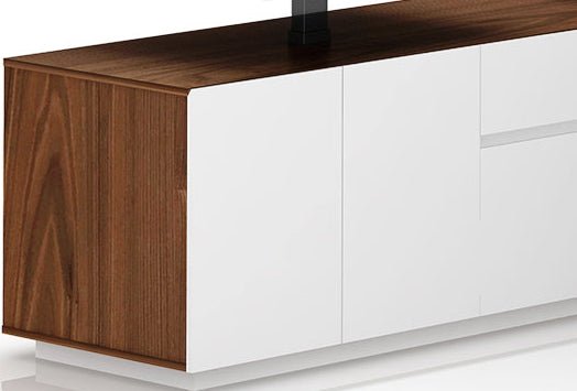 Director L-Shape Office Table Luxury Desk Made in Plywood with Drawer, CPU Storage, Desk Return, and Organized Wiring System - Drak Brown