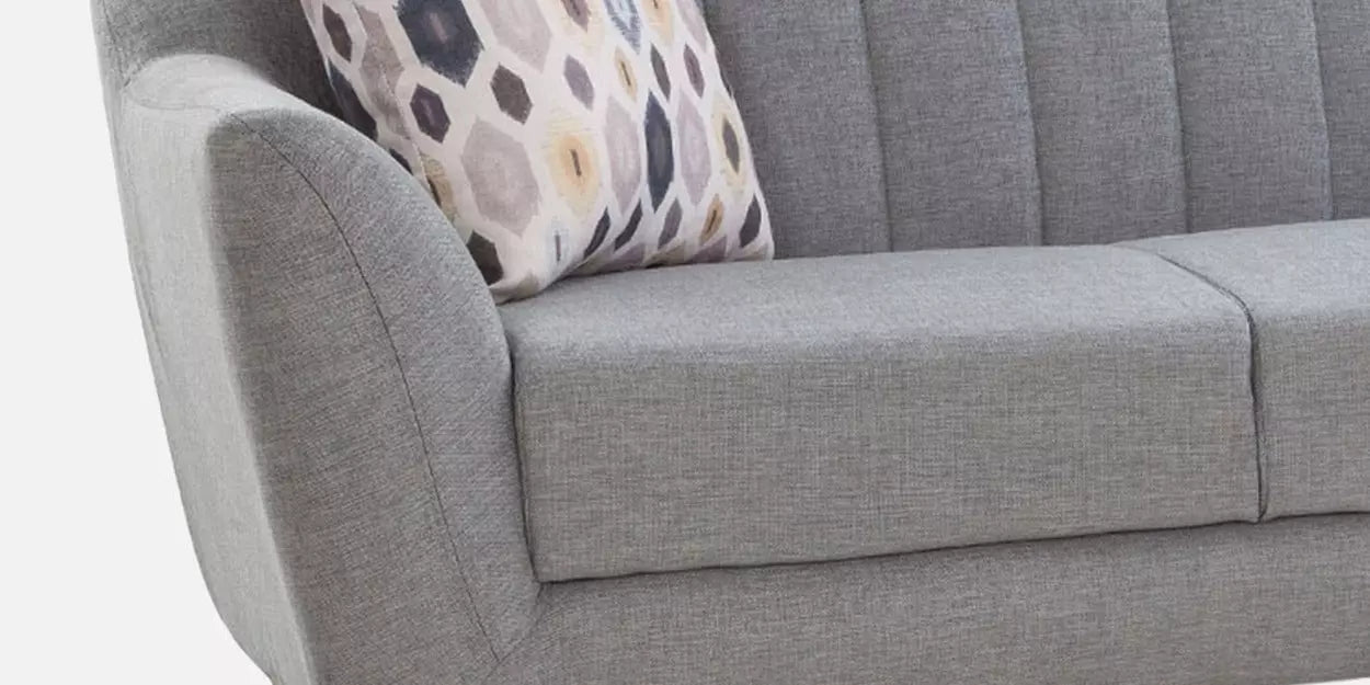 3-seater office sofa featuring luxurious suede fabric, ergonomic comfort, and a robust construction for office.