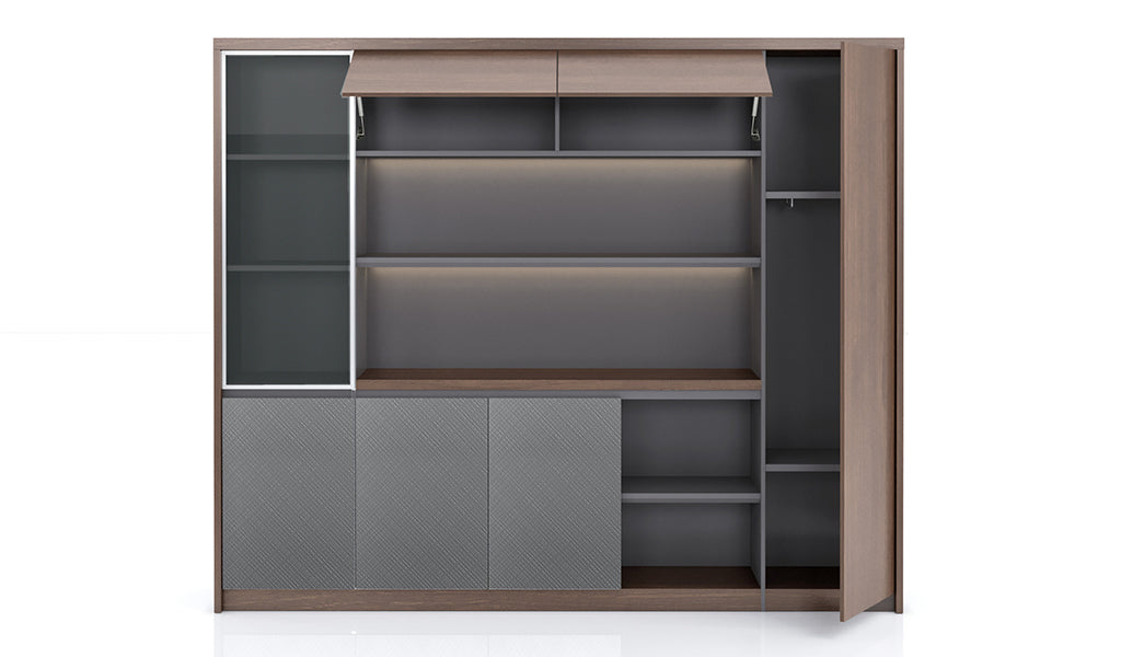 Wooden Office Storage Cabinet with Durable Construction & Space-Saving Design for Professional Workspaces