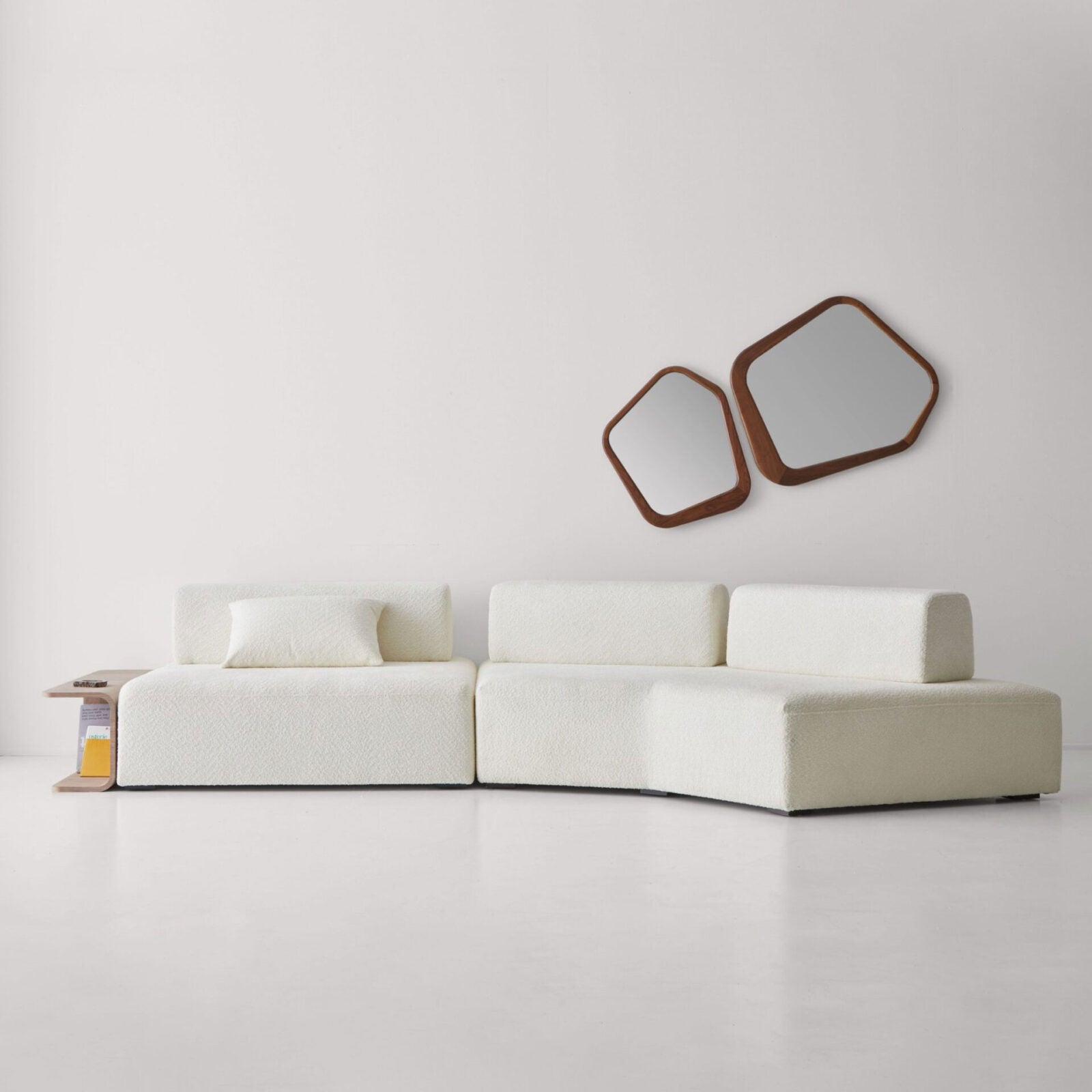 L-Seater Sofa for Home Use with Velvet Upholstery, High-Quality Fabric, and Solid Premium Wood – A Perfect Blend of Comfort and Premium Design.