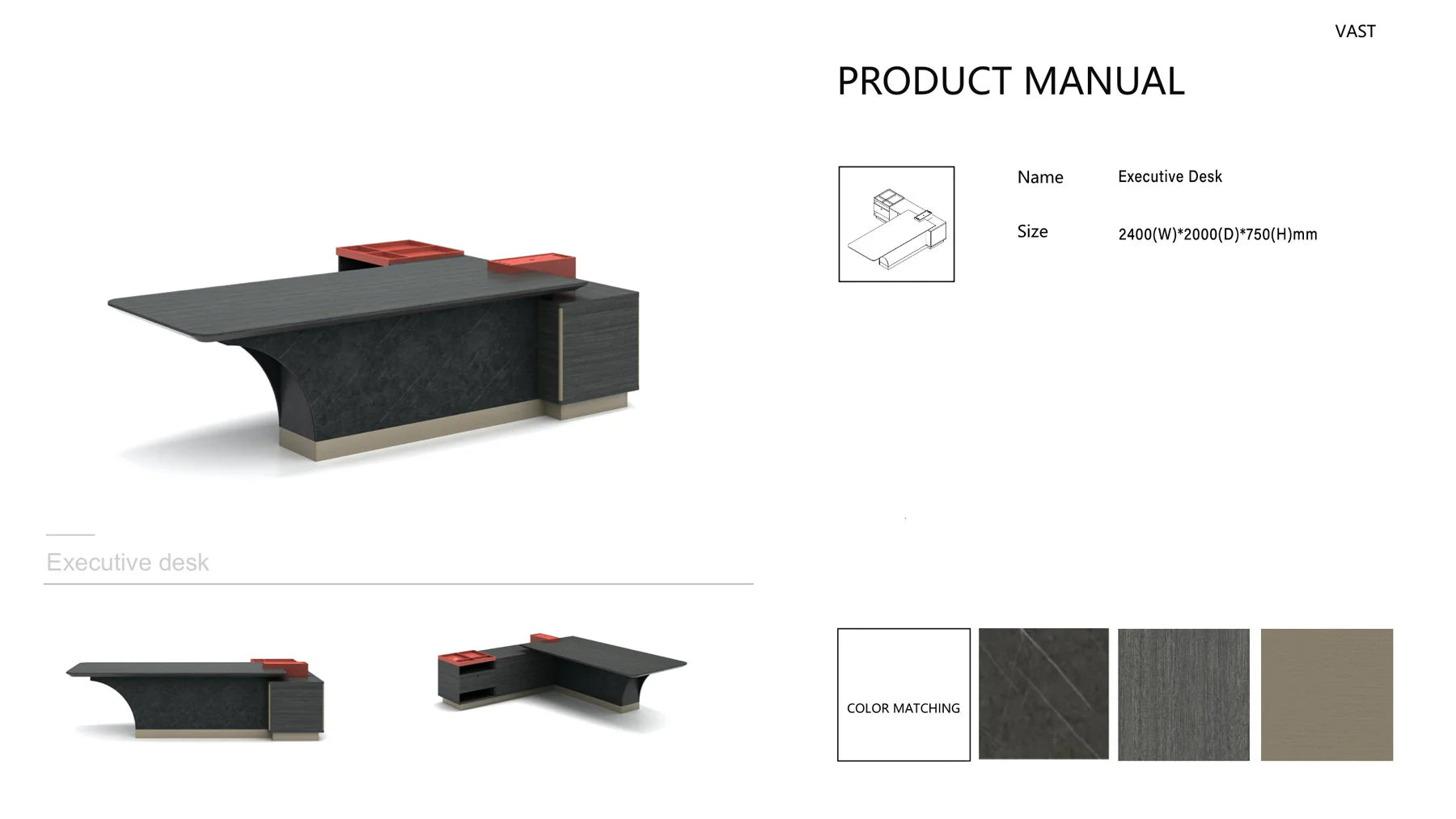 computer table Director office table study desk wooden table