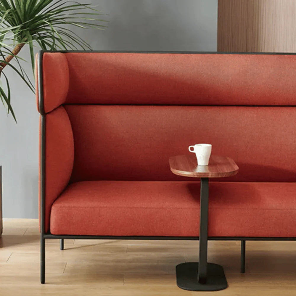 3 Seater Office Sofa for Office Sofa For Reception and Conference Area with Premium Suede Upholstery